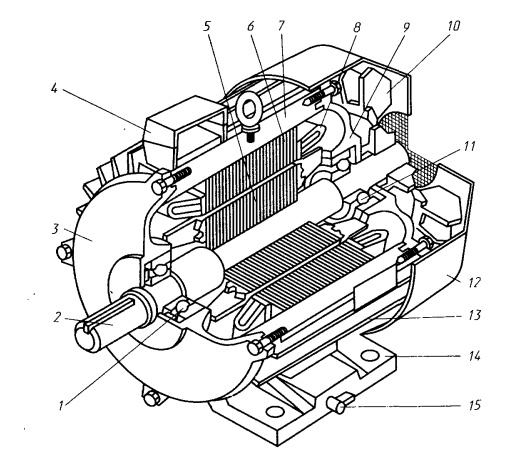 Устройство асинхронного двигателя