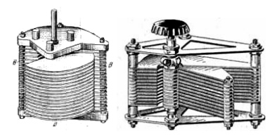 Конструкция конденсатора переменной емкости с воздушным диэлектриком Конструкция конденсатора переменной емкости с воздушным диэлектриком