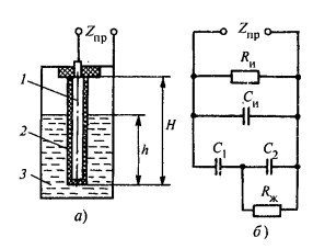Схема конденсаторного преобразователя уровня